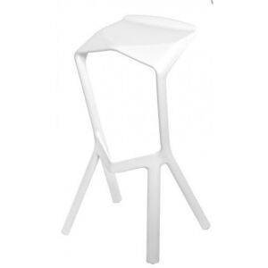 ArtD Barová židle MU inspirovaná Miura bílá