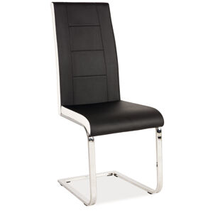 Signal Jídelní židle H-629 Farba: Čierna/biela