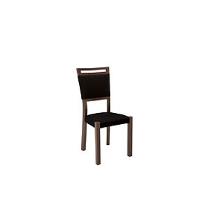 BRW Jídelní židle: ALHAMBRA Látka: 2052, Prevedenie dreva Trax: Dub wenge hnedý