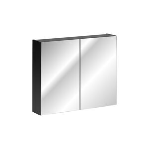 ArtCom Zrcadlová skříňka SANTA FE Black 84-80 | 80 cm