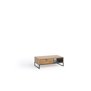 ArtGiB Konferenční stolek OLIER OL-05 | dub artisan/černá