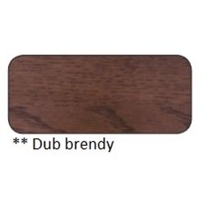 Drewmax Jídelní stůl Metal ST370 / dub Barva: Dub brendy, Provedení: D 220 x 75 x 100 cm