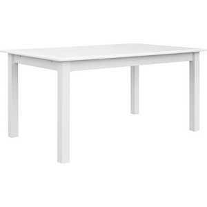 Jídelní stůl Belluno Elegante, bílý, masiv, borovice