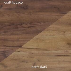 ARTBm Konferenční stolek ALFA Barva: Craft tobaco / craft zlatý