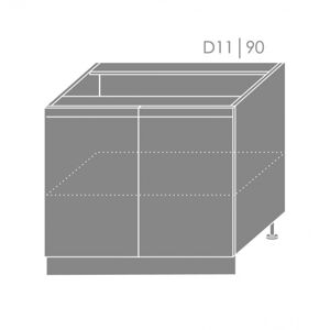 ArtExt Kuchyňská linka Brerra - mat Kuchyně: Spodní skříňka D11/90 / (ŠxVxH) 90 x 82 x 50 cm