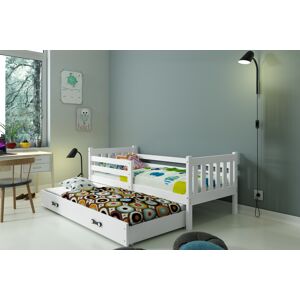 BMS Dětská postel s přistýlkou CARINO 2 Barva: Bílá / bílá