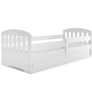 BMS Dětská postel Classic 1 Barva: Bílá / bílá, Rozměr: 160 x 80 cm