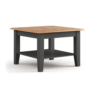 Konferenční stolek Belluno Elegante, malý, dekor šedá-borovice, masiv, borovice