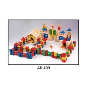 Drewmax Dřevěné kostky pro děti Provedení: AD 409