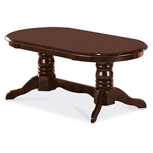 SIGNAL Konferenční stolek: ARKADIA C SIGNAL - stoly: MDF+dr.dyha/masívne nohy - čerešňa antická