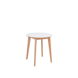 BRW Stůl: TXS 002 Farba pracovnej dosky: Biely laminát, Prevedenie dreva Trax: Buk prírodný