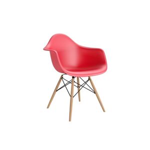 ArtD Židle P018W / inspirovaná DAR / Farba: Červená