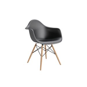 ArtD Židle P018W / inspirovaná DAR / Farba: Čierna