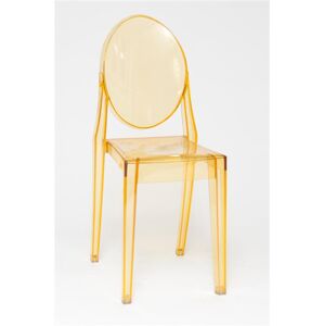 Židle Viki žlutý transp.