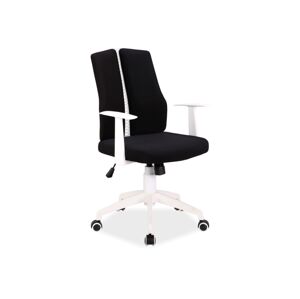 Kancelářská židle Q-226 černá/bíly rám